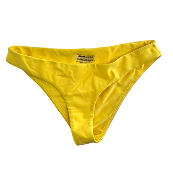 Lovers + Friends Cyan Bikini Bottoms size Small Sunny Yellow - Picture 2 of 6